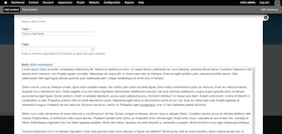 Drupal Screenshot